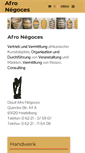 Mobile Screenshot of afro-negoces.com